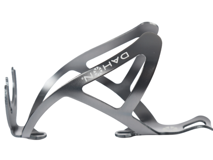 DAHON ACCESSORIES ALUMINIUM BOTTLE CAGE TITANIUM GREY