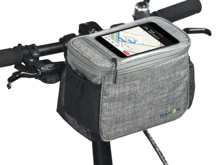 DAHON ACCESSORIES HANDLEBAR BAG GRAY